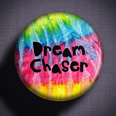 Custom Pin Badge Designs - Dream Chaser